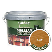 HUSKY SIBERIAN «Эко-Лазурь для дерева» полуматовая кедр (2,5л)