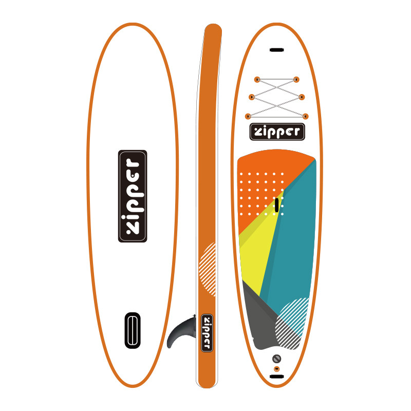 Надувная доска ZIPPER SUP Board (Сап Борд) S LINE 11' ORANGE SLOR-11 - фото 2 - id-p180031139