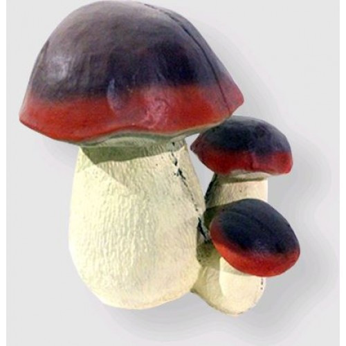Фигура садовая тройка гриб большой 33см арт. СФ-2022 - фото 1 - id-p180029937