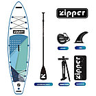 Надувная доска ZIPPER SUP Board (Сап Борд) S LINE 12'6'' TURING BLUE SLBL-126, фото 3