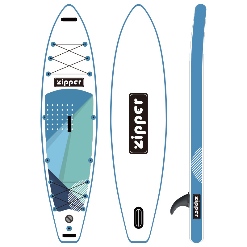 Надувная доска ZIPPER SUP Board (Сап Борд) Sx LINE 12'6'' TURING BLUE SXLBL-126