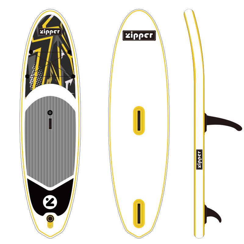 Надувная доска ZIPPER WindSUP Board (виндсап борд) YELLOW WD 10'6'' SAILKIT 5 LINE - фото 3 - id-p180032713