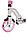 Самокат 2-х колесный Reaction 175 Woman white/pink JUOA2A76L3, фото 5