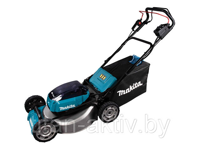 Газонокосилка аккумуляторная MAKITA DLM 532 Z (18.0 В, БЕЗ АККУМУЛЯТОРА, самоходная, шир. 530 мм, вы