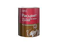 Эмаль для окон и дверей Расцвет глянцевая алкидно-уретановая для наружных и внутренних работ 1.9кг