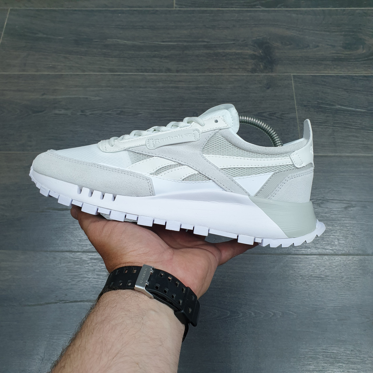 Кроссовки Reebok Classic Leather Legacy White Gray