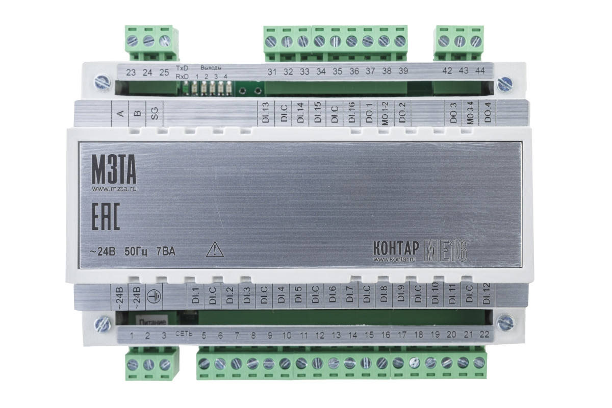 МЕ16 - Модуль расширения дискретных вводов и выводов - фото 1 - id-p180037544