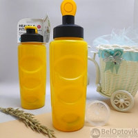 Анатомическая бутылка с клапаном КК0156 Healih Fitness для воды и других напитков, 500 мл. Сито в комплекте