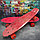 Скейт Пенни Борд (Penny Board) однотонный, матовые колеса 2 дюйма (цвет микс), до 60 кг.  Розовый, фото 5