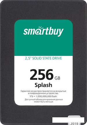 SSD Smart Buy Splash 2019 256GB SBSSD-256GT-MX902-25S3, фото 2