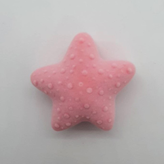 Бархатная коробочка "Морская звезда" (6,5 на 6,5 см) Розовый - фото 3 - id-p180042380