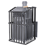 Печь чугунная для бани Гефест Гром 50 (П)2 Ураган, фото 3