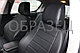 Чехлы на сиденья Lada Granta 2018-2022 лифтбек седан, спинка цельная, экокожа черная (MD), фото 6