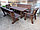Набор садовый и банный из массива сосны "Прованс Эко" 1,2 метра 5 предметов, фото 2