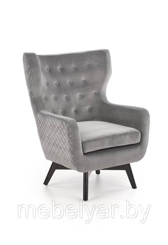Кресло HALMAR MARVEL серый/черный - фото 1 - id-p180047182