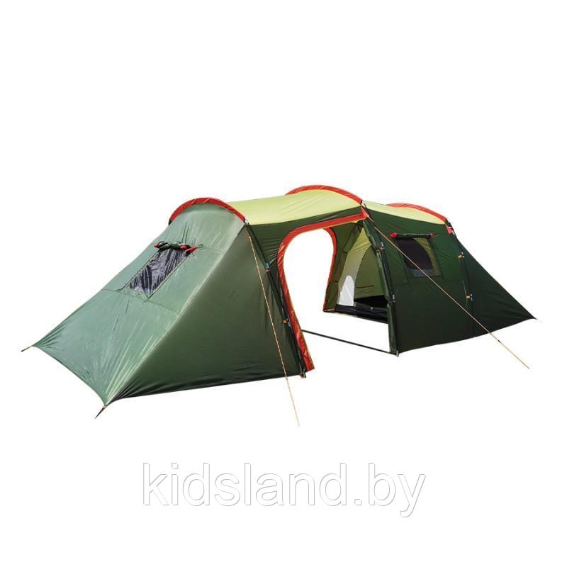 Четырехместная палатка MirCamping (155+120+120+155)x240x180 смc двумя комнатами