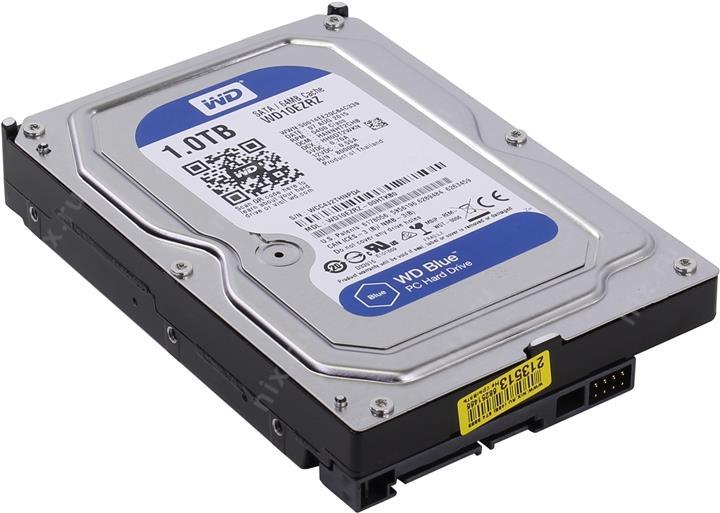 HDD 1 Tb SATA 6Gb/s Western Digital Blue WD10EZRZ 3.5" 5400rpm 64Mb