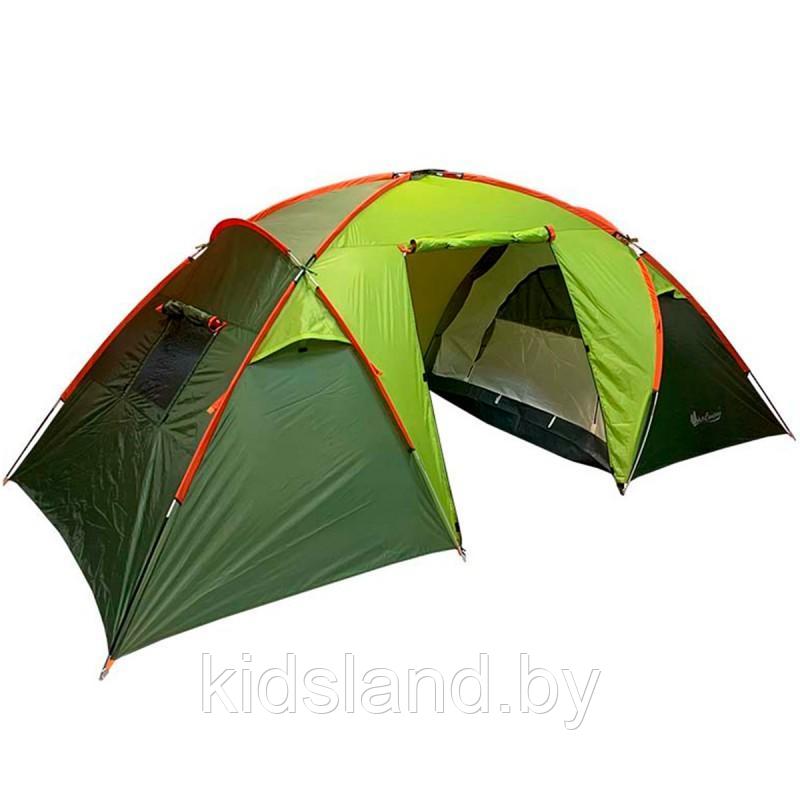 Четырехместная палатка MirCamping (155+120+155)*215*170см с 2 комнатами и тамбуром - фото 10 - id-p178157836
