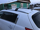 Багажник Turtle Tourmaline v2 серебристый для Audi Q5 с 2008г.- (интегрированные рейлинги), фото 6