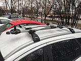 Багажник Turtle Tourmaline v2 серебристый  для Ford Focus 3, универсал с интегрированными рейлингами, фото 8