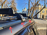 Багажник Turtle Tourmaline v2 черный  для BMW X3 с интегрированными рейлингами, фото 6