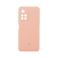 Soft-touch бампер KST Silicone Cover для Xiaomi Redmi Note 11T 5G / Poco M4 Pro 5G пудровый с закрытым низом