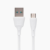 Кабель CELEBRAT FLY-2M microUSB 1m для зарядки белый