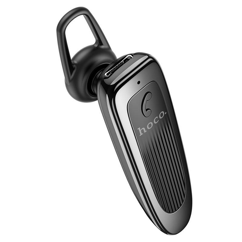 Беспроводная гарнитура Hoco E60 с микрофоном (bluetooth) черный - фото 2 - id-p180054334