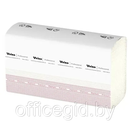 Полотенца бумажные "Veiro Professional Premium", Z-сложение, 2 слоя, 200 листов