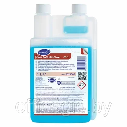 Средство для очистки капучинаторов в профессиональных кофемашинах "Suma Café MilkClean C3.1", 1 л
