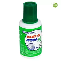 Корректор "Kores aqua soft tip", жидкость, 25 мл