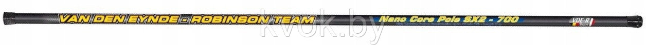 Удочка маховая VDE-Robinson Team Nano Core Pole SX2 7 м. тест: 10-20 гр, 339 гр. - фото 2 - id-p180064130