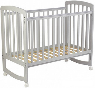 Классическая детская кроватка Polini Kids Simple 304 (серый)