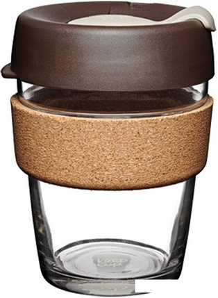 Многоразовый стакан KeepCup Brew Cork M Almond 340мл (коричневый), фото 2