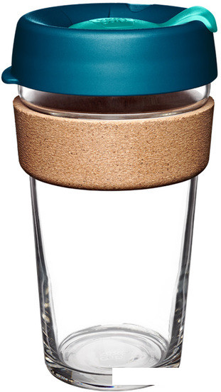 Многоразовый стакан KeepCup Brew Cork L Polaris 454мл (синий)