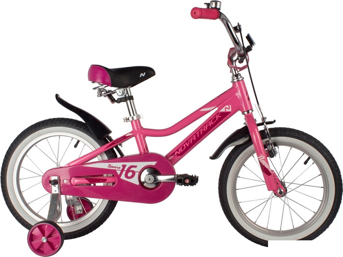 Детский велосипед Novatrack Novara 16 2022 165ANOVARA.PN22 (розовый) - фото 1 - id-p179536494