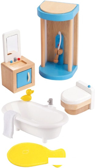 Аксессуары для кукольного домика Hape Ванная комната E3451-HP - фото 1 - id-p179536538