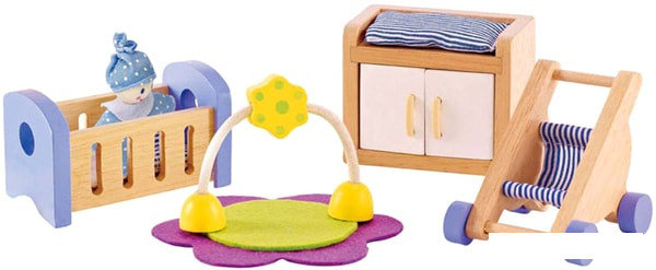 Аксессуары для кукольного домика Hape Комната для малыша E3459-HP, фото 2