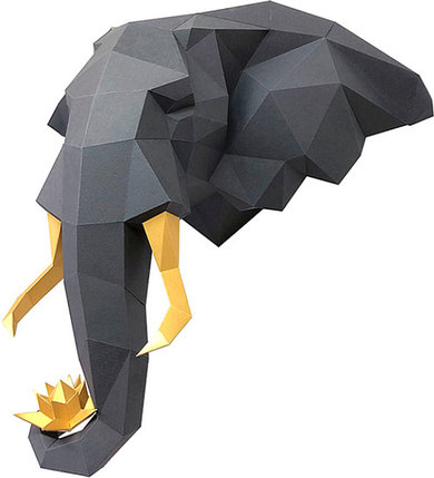 PaperCraft PAPERRAZ Слон и лотос, фото 2