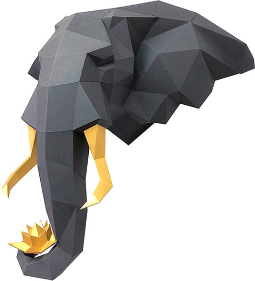 PaperCraft PAPERRAZ Слон и лотос - фото 1 - id-p179633623