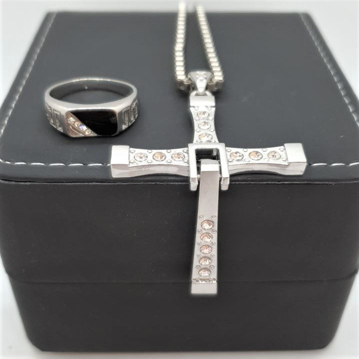 Крест Доминика Торетто (7 см) + цепочка + кольцо. - фото 2 - id-p180064235