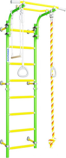 Детский спортивный комплекс Romana Next Top 01.21.8.06.490.03.00-24 (зеленый/желтый) - фото 1 - id-p178445508