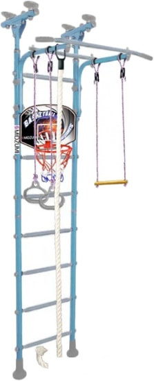 Детский спортивный комплекс Midzumi Hoshi Basketball Shield (небесная лазурь) - фото 1 - id-p178576632