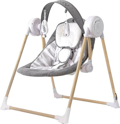 Качель Amarobaby Wooden Swing (серый), фото 2