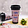 Стакан тамблер для кофе Wowbottles и других напитков с кофейной крышкой, 400 мл Lemon, фото 3