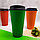 Стакан тамблер Wowbottles с кофейной крышкой для горячих и холодных напитков, 400 мл Фиолетовый, фото 10