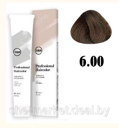 Краска для волос 360 PERMANENT HAIRCOLOR ТОН - 6.00, 100мл (Kaaral) - фото 1 - id-p119037303