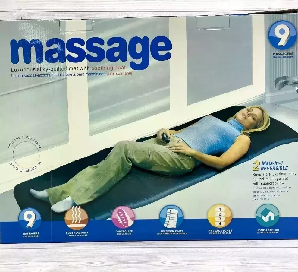 Массажный матрас (массажная кровать) с ворсом Massage Mattress HX-1220, функцией ИК-прогревания - фото 9 - id-p180067828