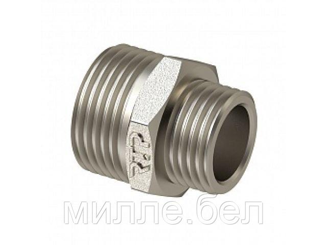 Ниппель ред. 3/4" нар. х 1/2" нар. никел., РТП (РосТурПласт)