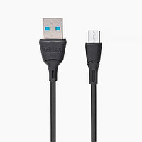 Кабель CELEBRAT FLY-2M microUSB 1m для зарядки черный